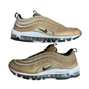 Rare 2017 Nike Air Max 97 OG QS Metallic Gold Size 9.5